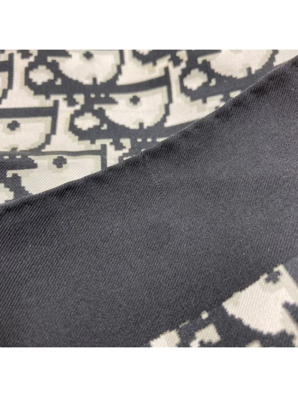 ★SOLD★ Dior Trotter Pattern Scarf Silk - Picture 7 of 11